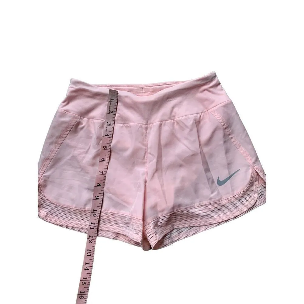 NIKE DRI-FIT CREW BREATHE SHORTS- PINK - Image 9