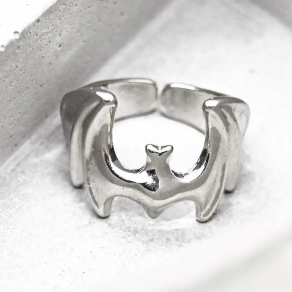 Silver Bat Ring - Image 2
