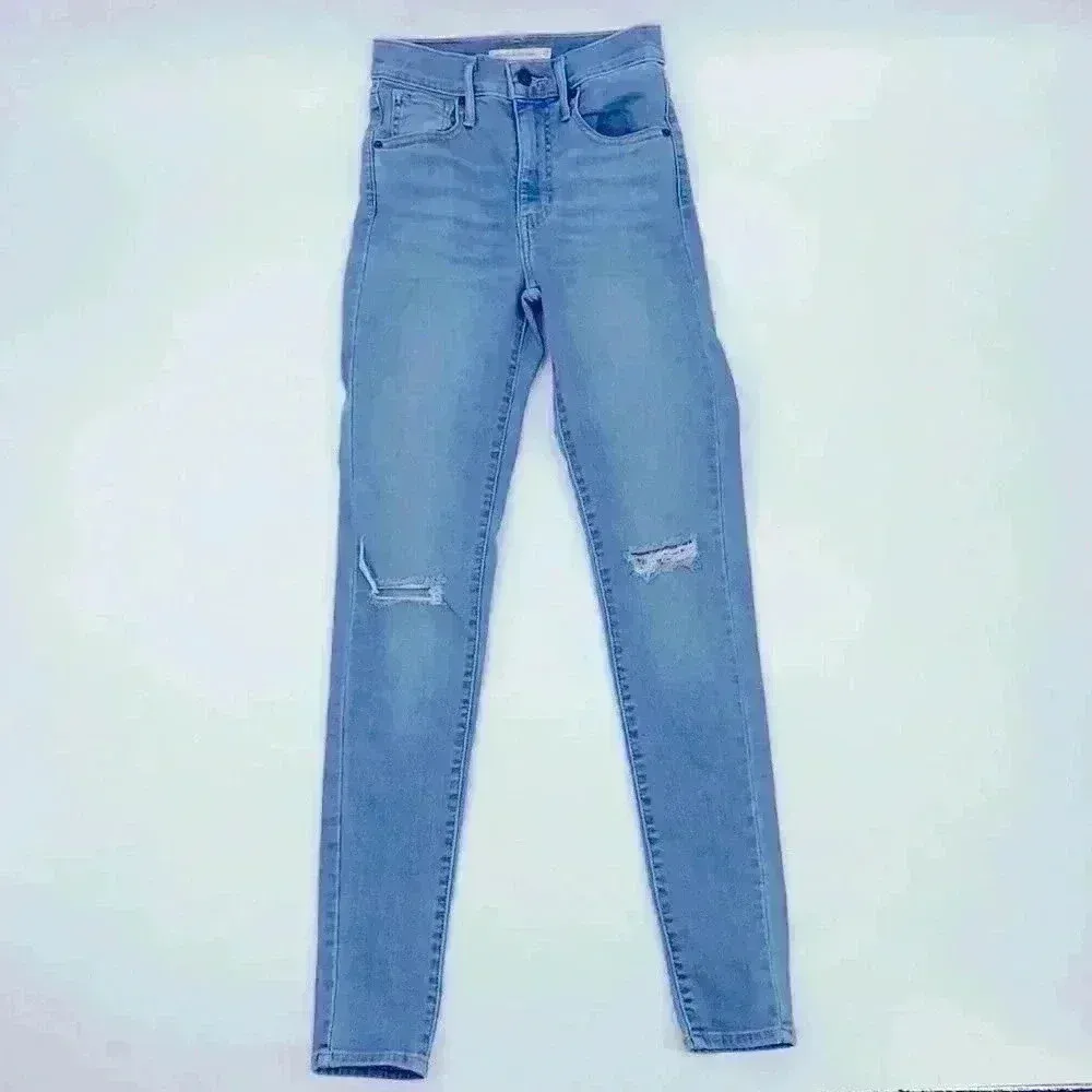 Levi's Distressed Women's Mile High Super Skinny Distressed‎ Jeans Size 25 - Image 3