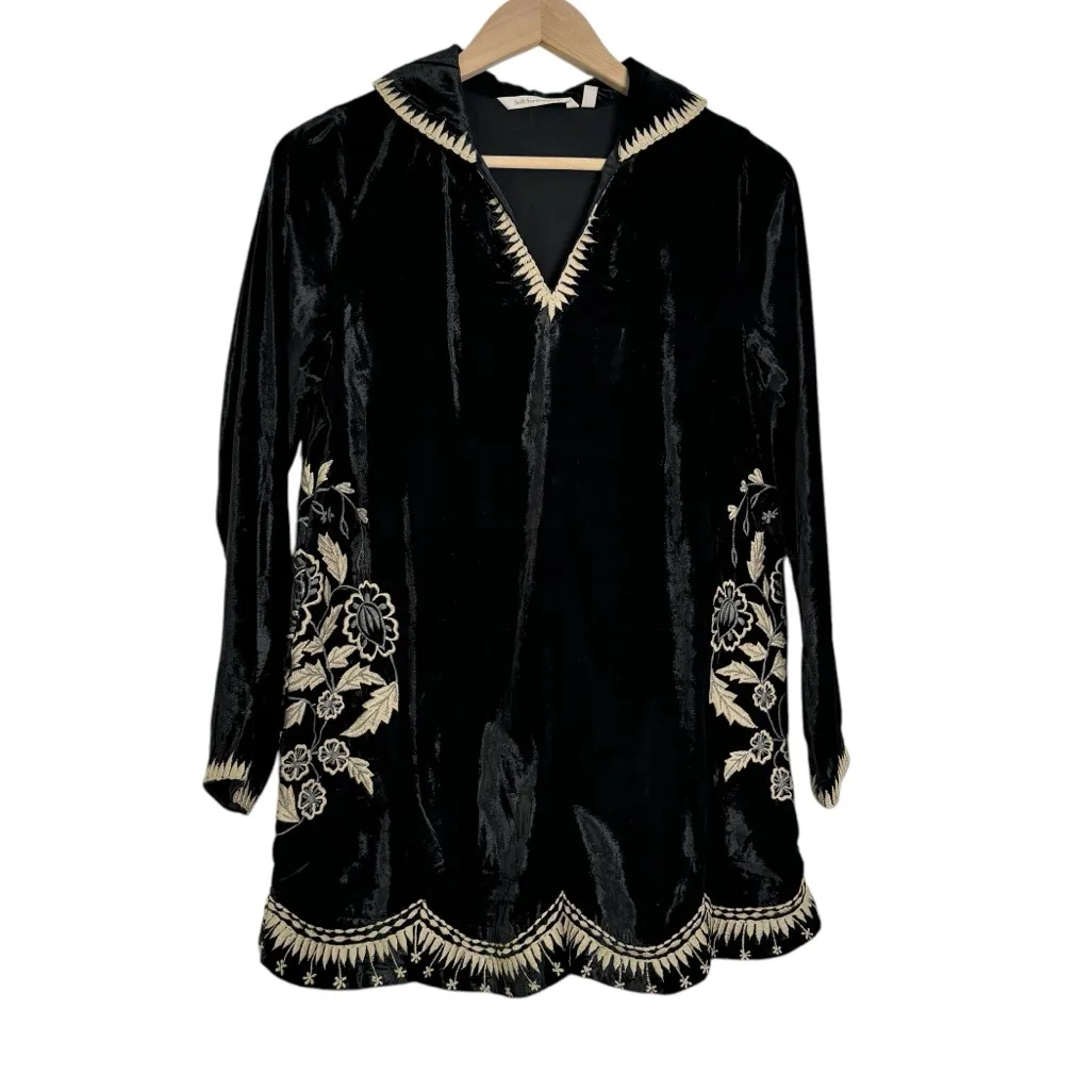 Soft Surroundings Embroidered Velvet Tunic - Image 2