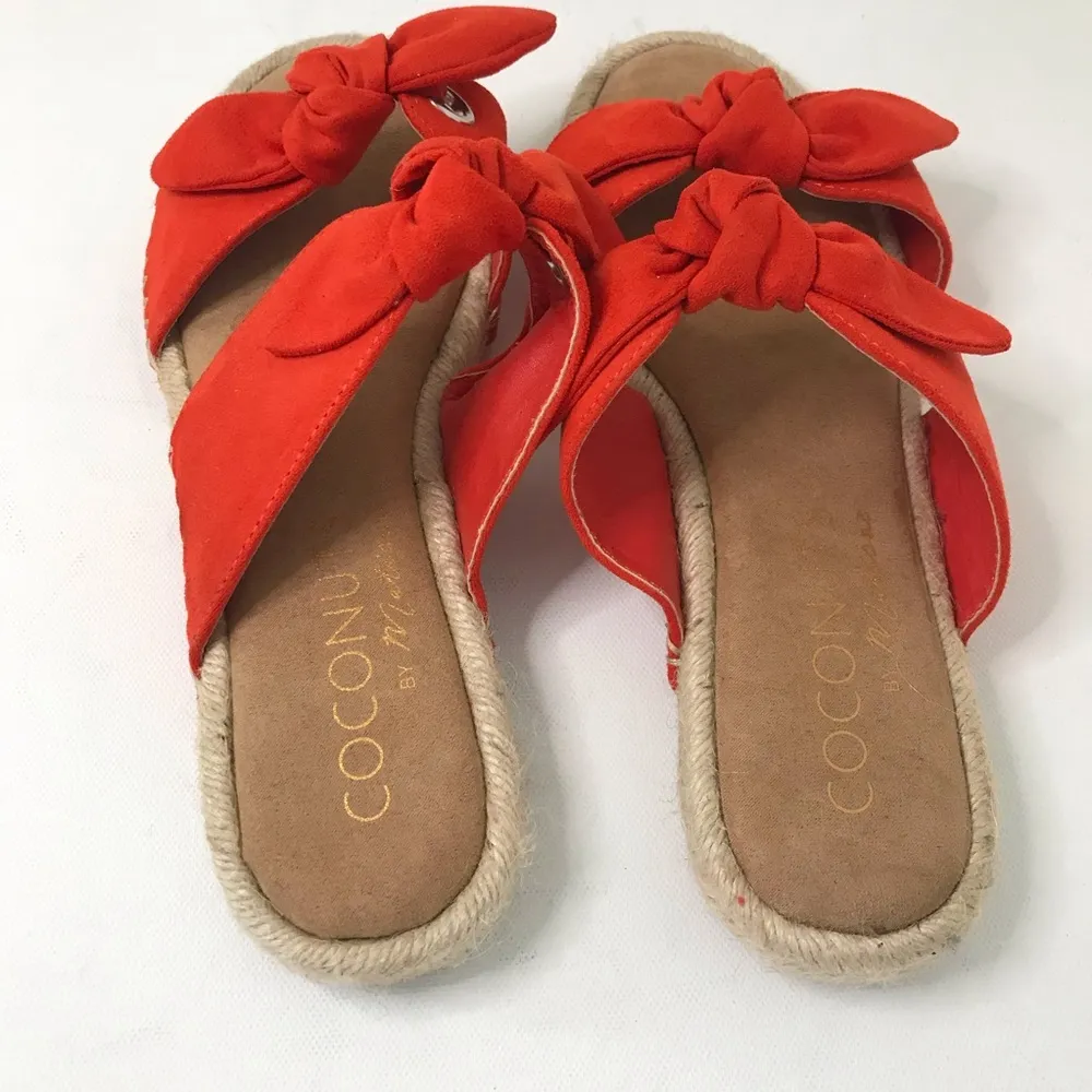 Matisse Footwear Matisse Gianna Espadrille Orange Slide Sandals - Image 4