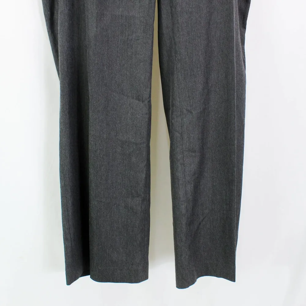 MAGASCHONI COLLECTION Gray Straight Leg Dress Pant Trouser - Image 3