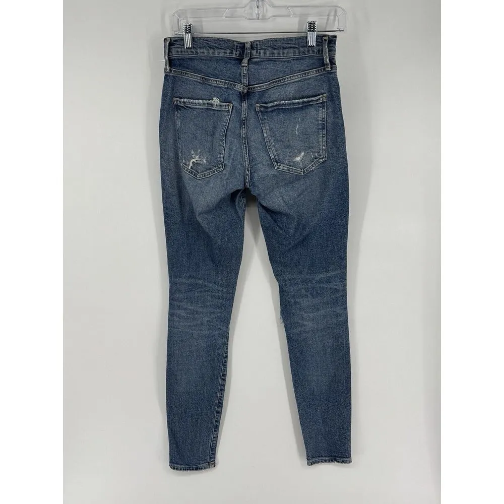 Agolde Distressed Sophie Hi-rise Skinny Jeans Size 25‎ - Image 3