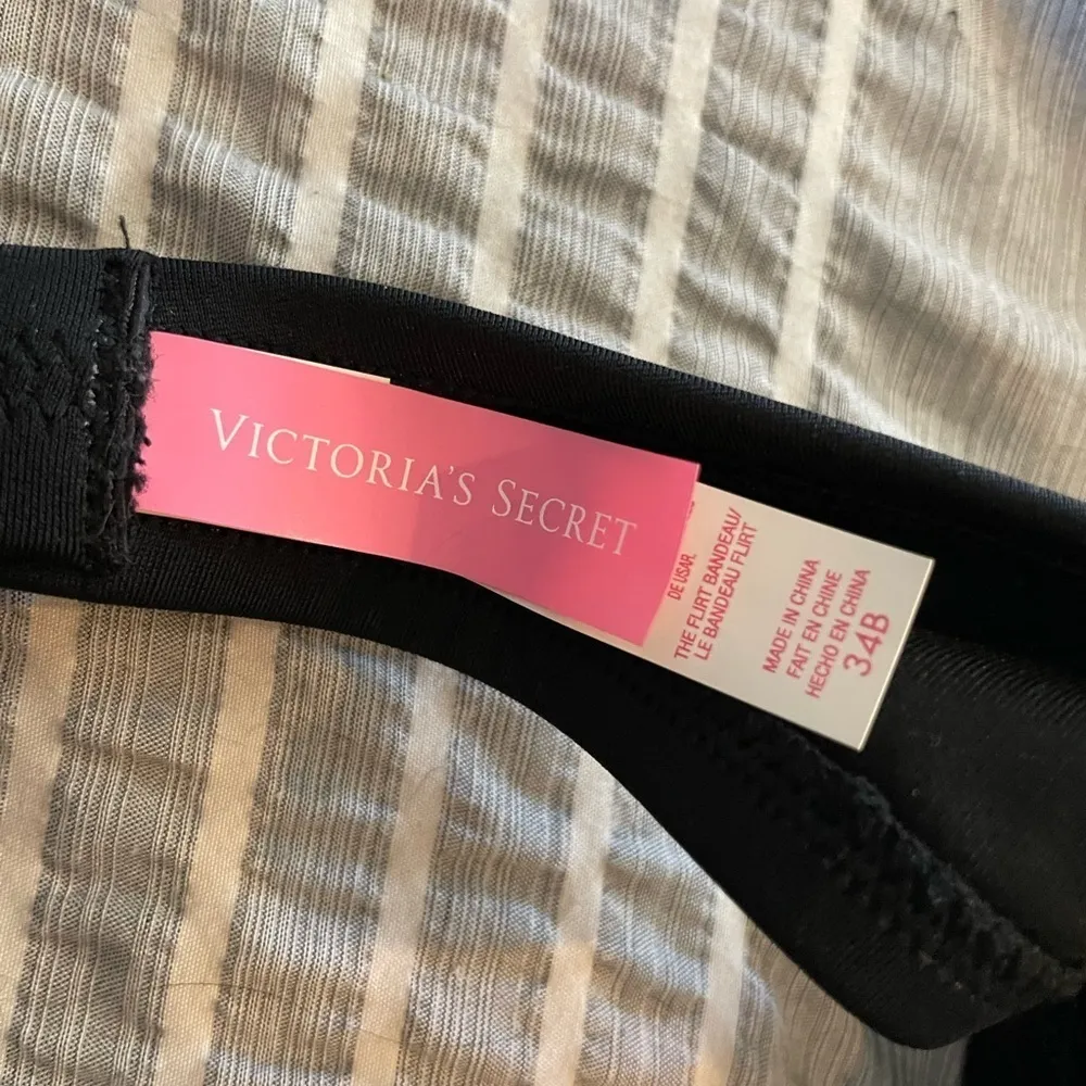 Victoria’s Secret Swim Black Flirt Bandeau - Image 5