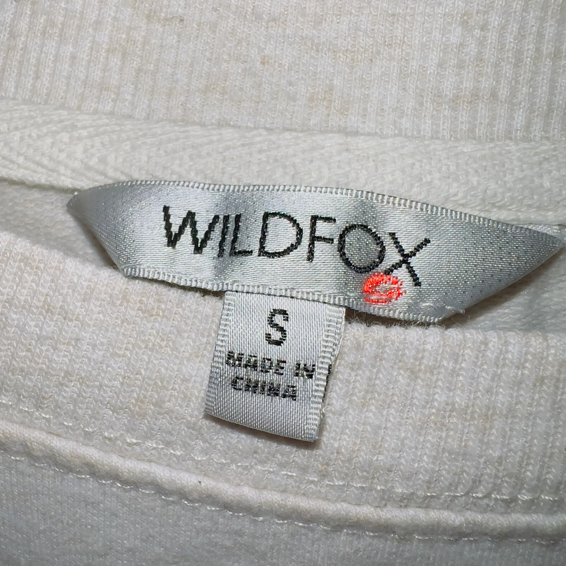 Wildfox Leopard Print Lips Pullover Crew Neck Sweatshirt - Image 5