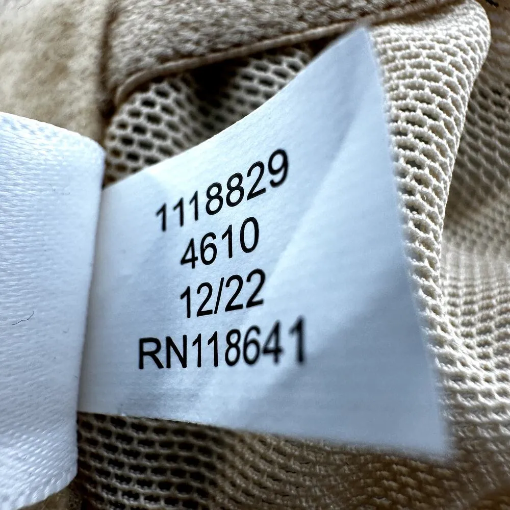 Cacique Swim Tankini Swimsuit Palm Print Underwire Adjustable White Green 40DD - Image 7