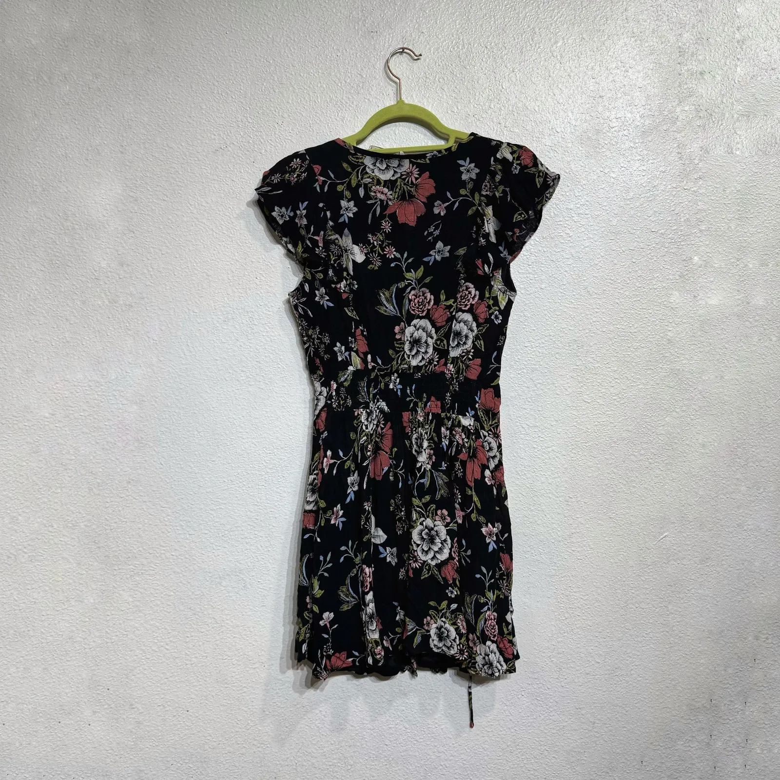 American Rag Cie Black Floral Mini Dress Sz XS NWT - Image 8