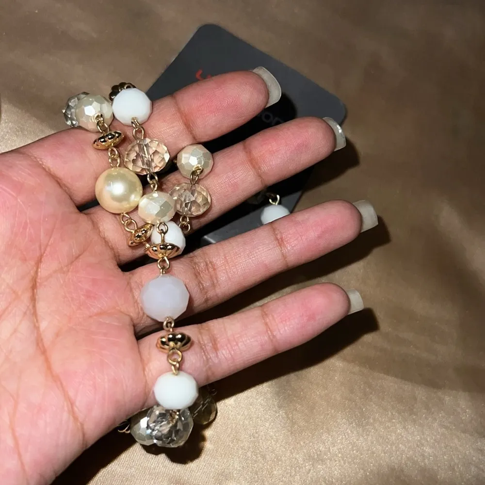 Liz Claiborne Long Beaded Statement Necklace - Image 6