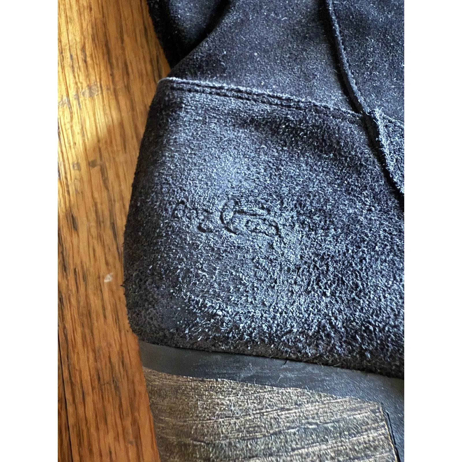 Bos & Co Horton Suede Knee High Boots Womens Size EU 40 Black Block Heel - Image 5