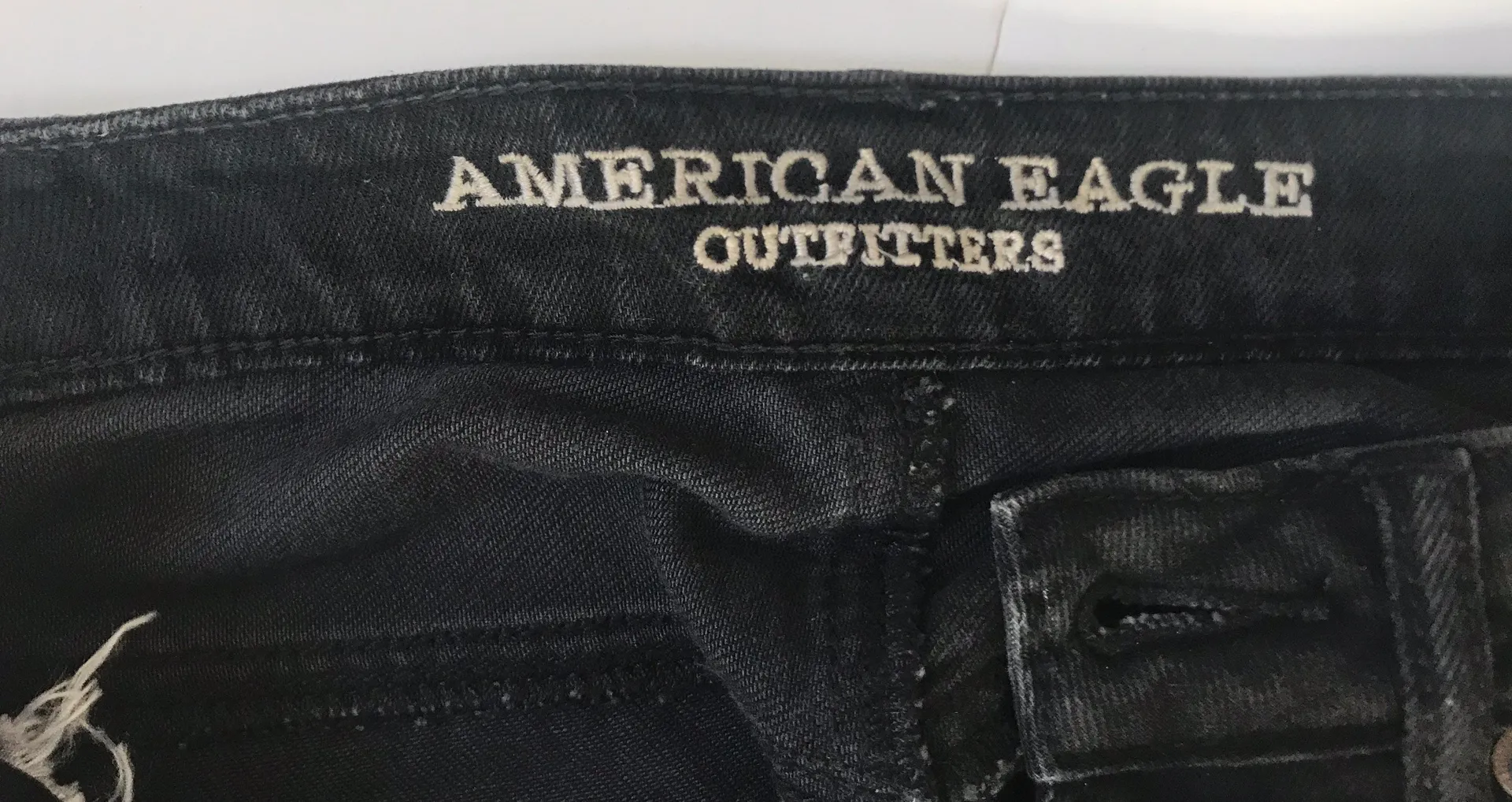 Black Jean Skirt - Image 3