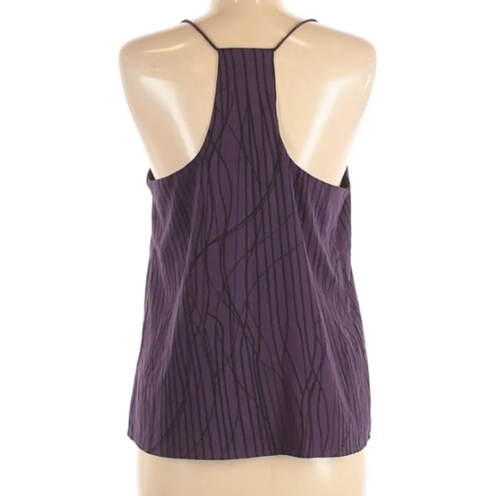W118 by Walter Baker Purple and Black Racerback Swing Tank - Image 3