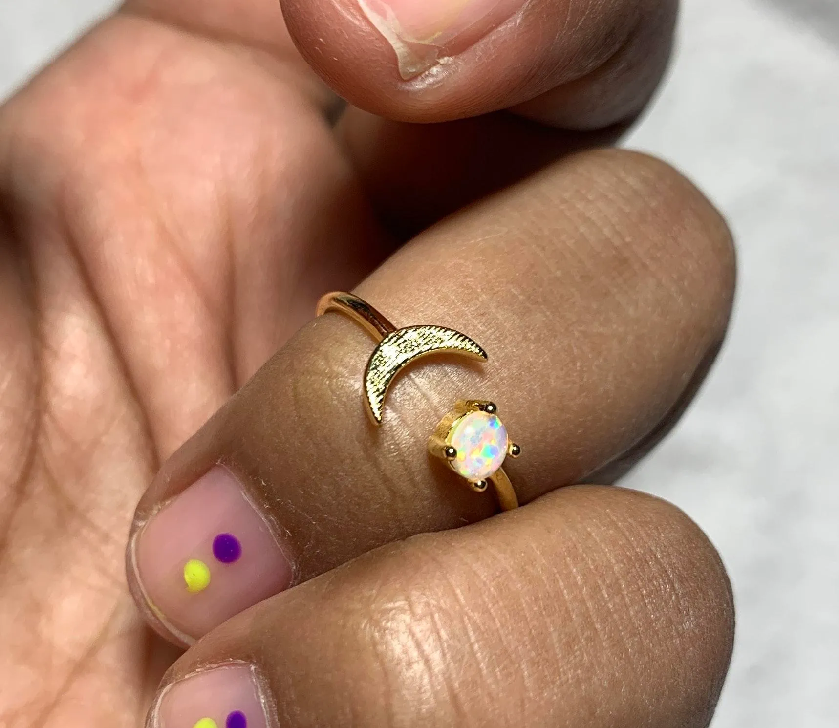 Crescent Moon Ring... - Image 3