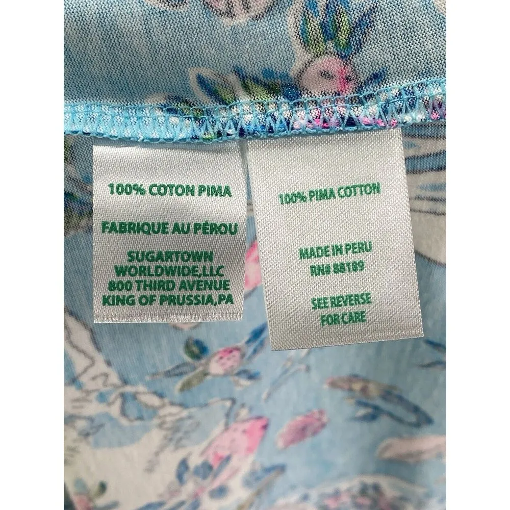 Lilly‎ Pulitzer Size XL Newberri Lilly's Roundtrip Tank Amalfi Blue Dress - Image 6