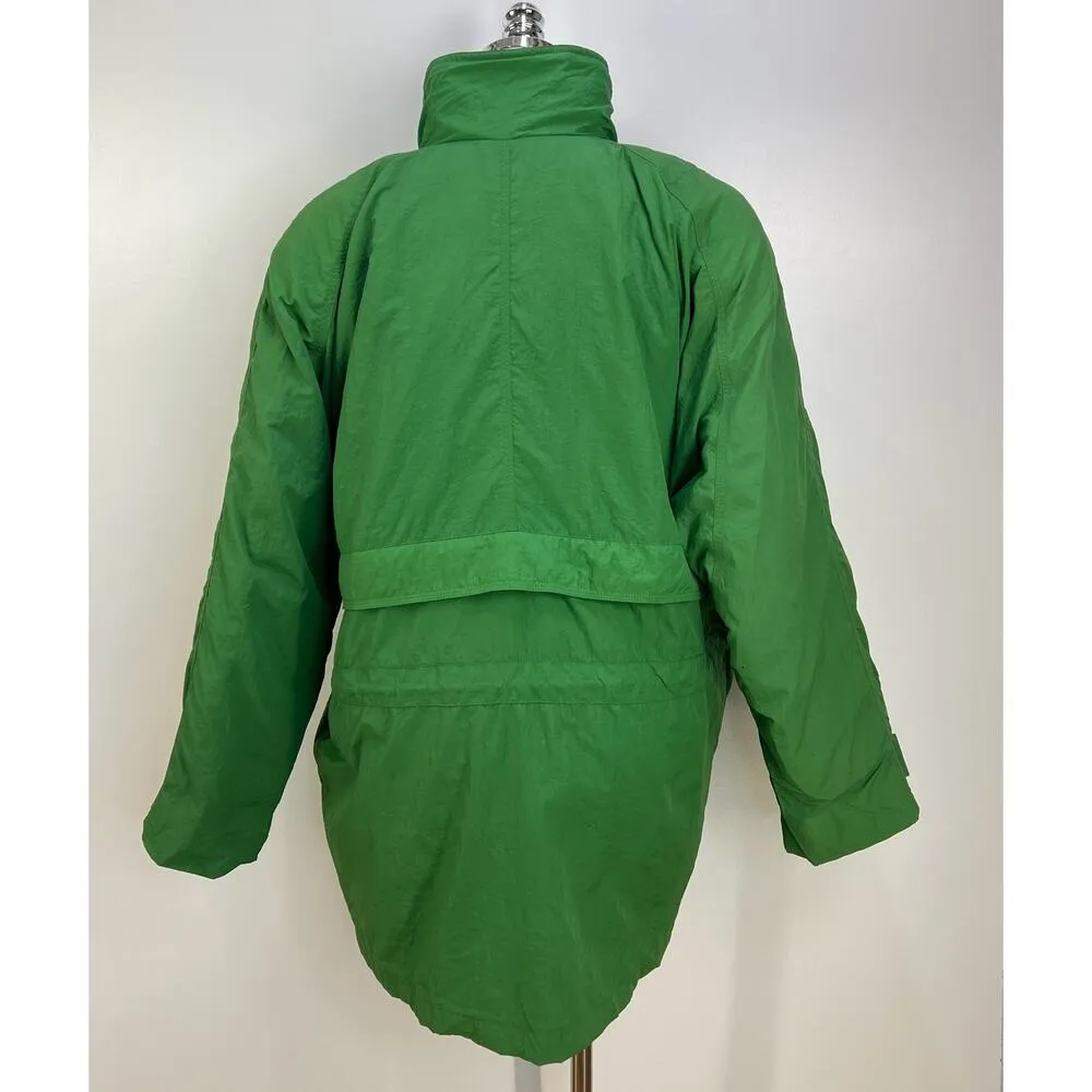 Vintage 80s Down Ski Coat London Fog Kelly Green - Image 14