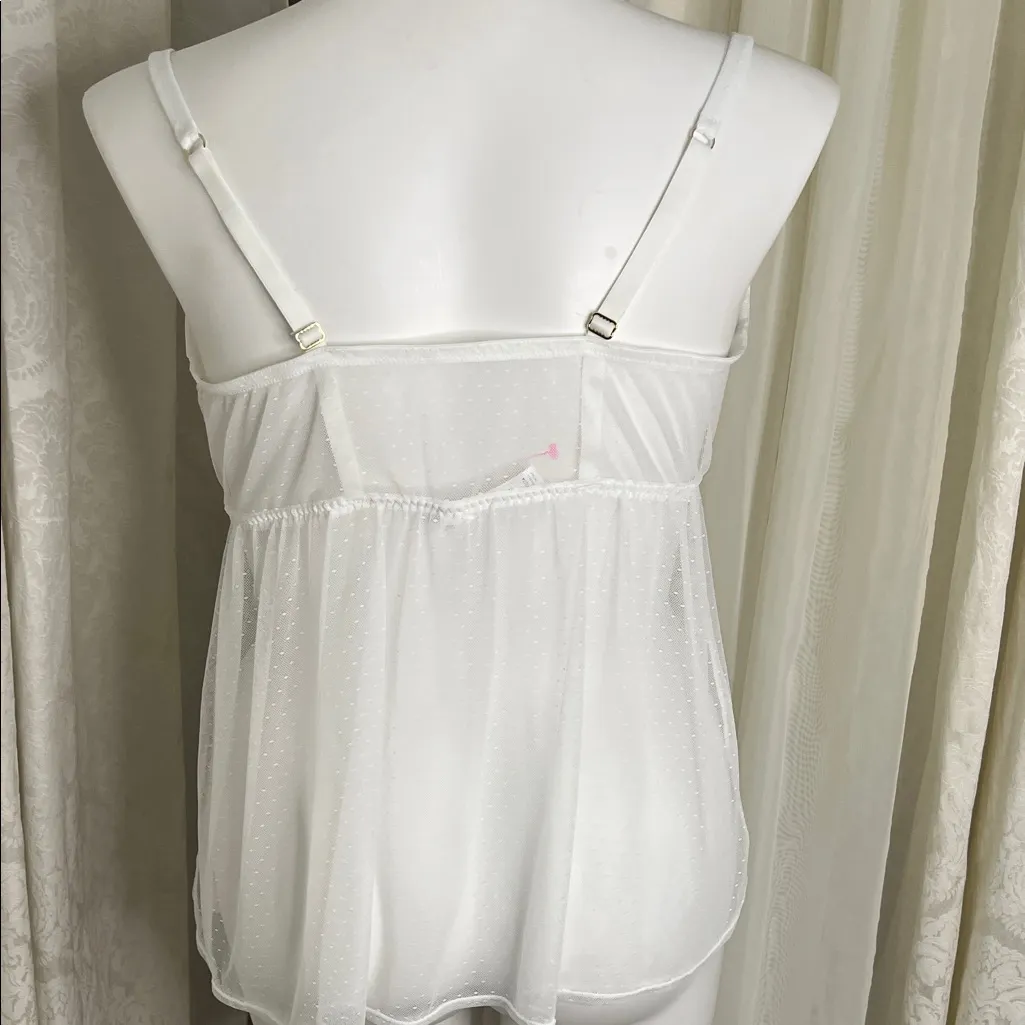 Cacique White Lace Chemise - Image 4