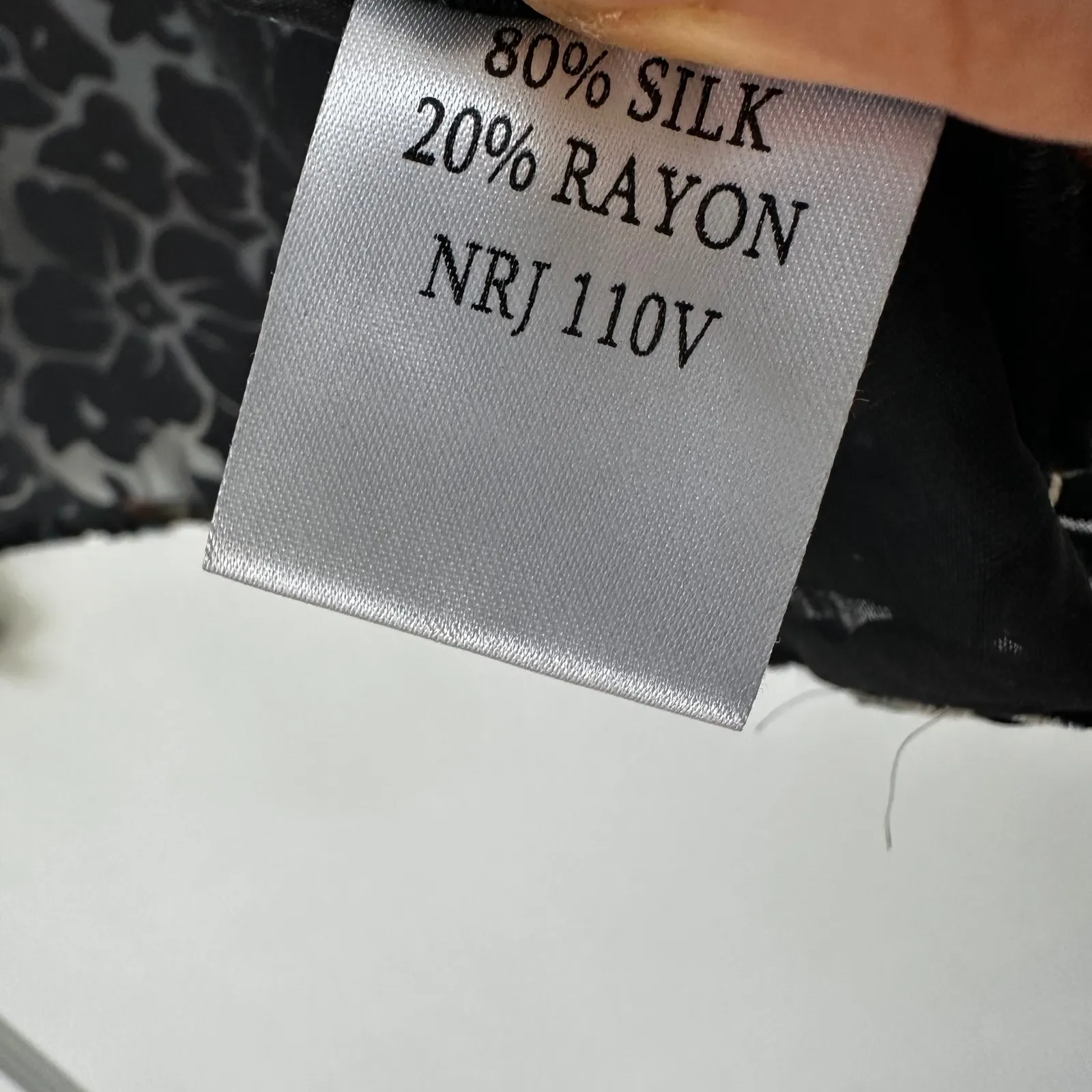 Winter Kate Kimono Topper Floral Velvet Burnout Bohemian kimono silk XS‎ Black - Image 3