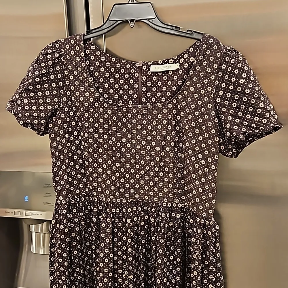 💕CHRISTY DAWN💕Scarlet Dress ~ Brown Floral Print XL - Image 5