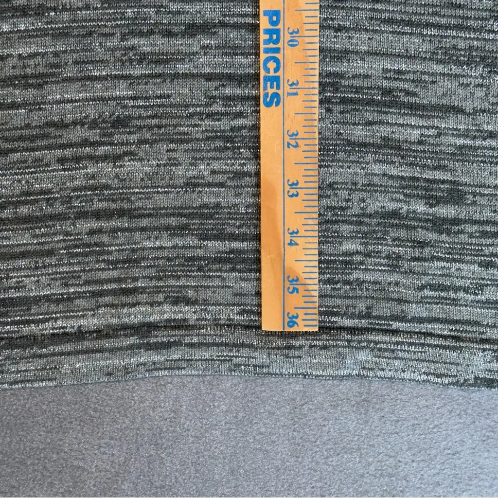 Lane Bryant Sweater Dress Gray sparkly Knit‎ 3/4 sleeve size 18/20 cotton winter - Image 12