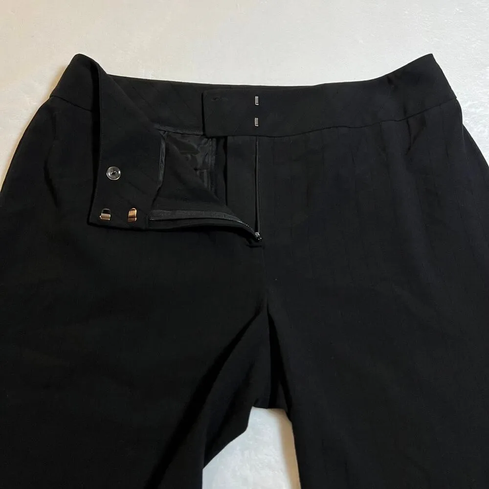 Style & Co. High Rise Bootcut Textured Stripe Dress Pants Size 16W Office Career - Image 5