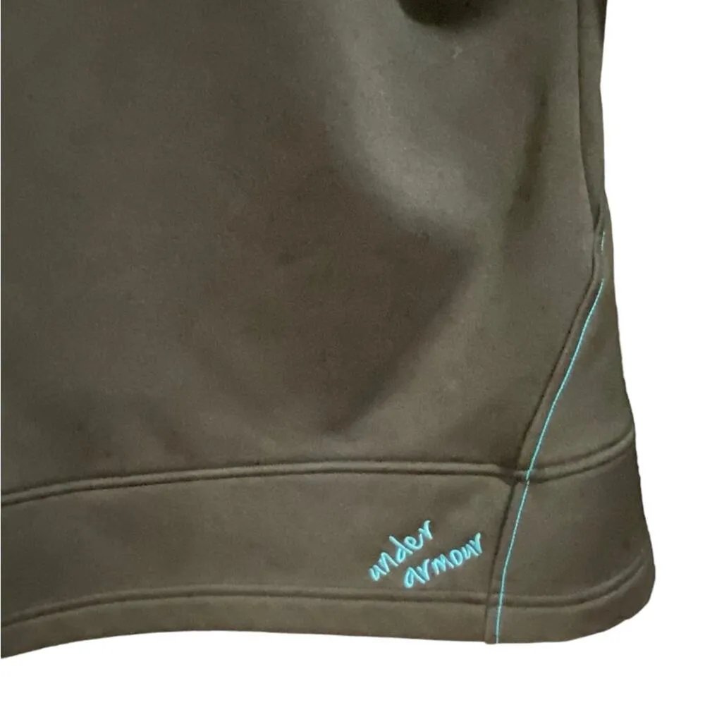 Under Armour Black Quarter Zip Pullover Sz M - Image 10