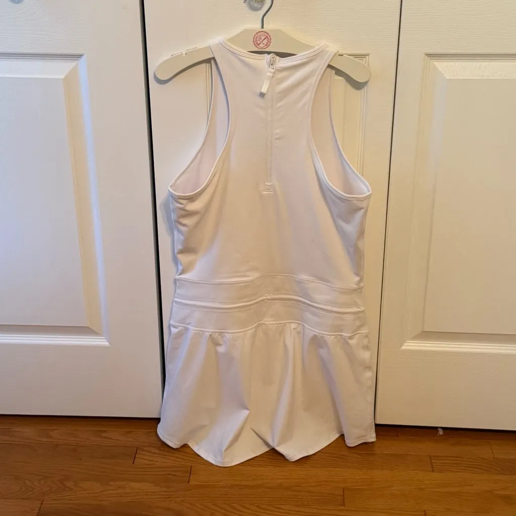 Vuori Daily Tennis Dress in White - Image 3
