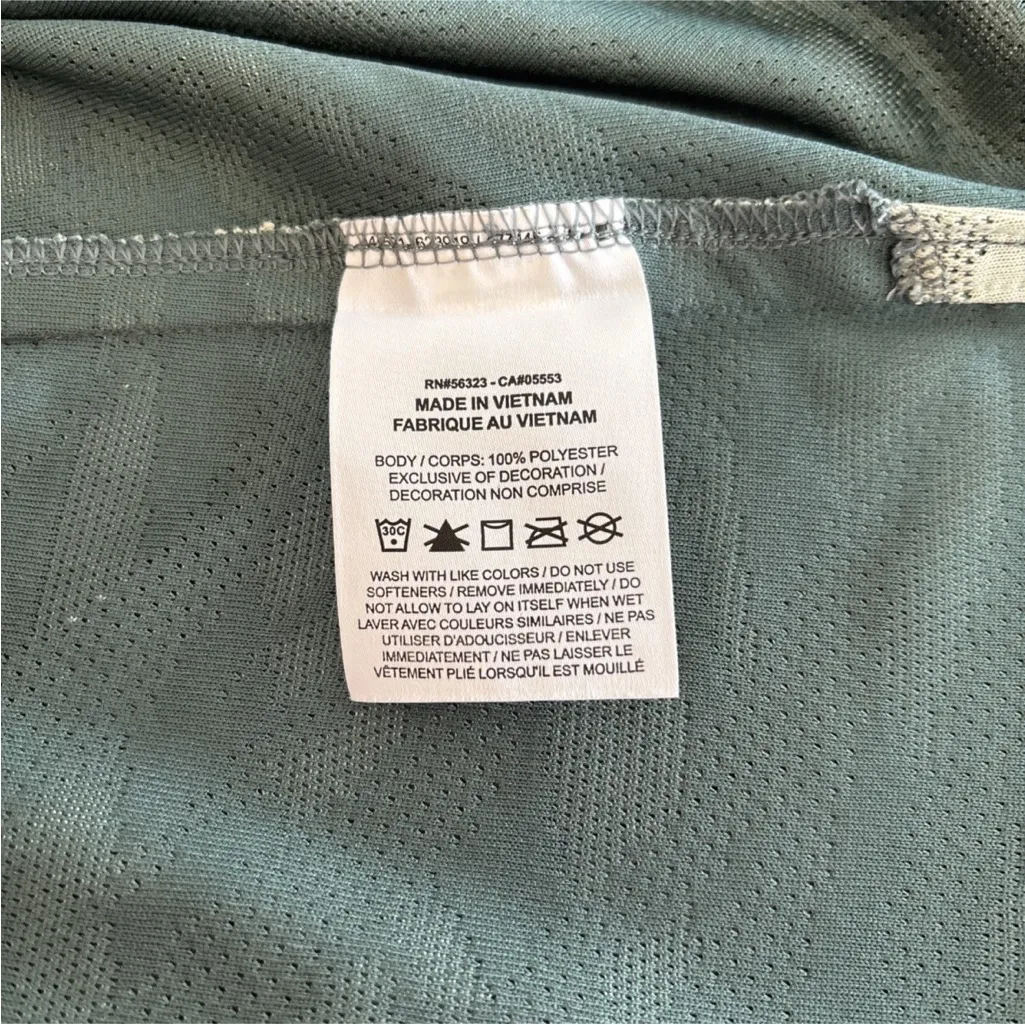 Nike Dri-Fit Golf Shirt Womens Medium Victory Jacquard Light green DA3261-387 - Image 8