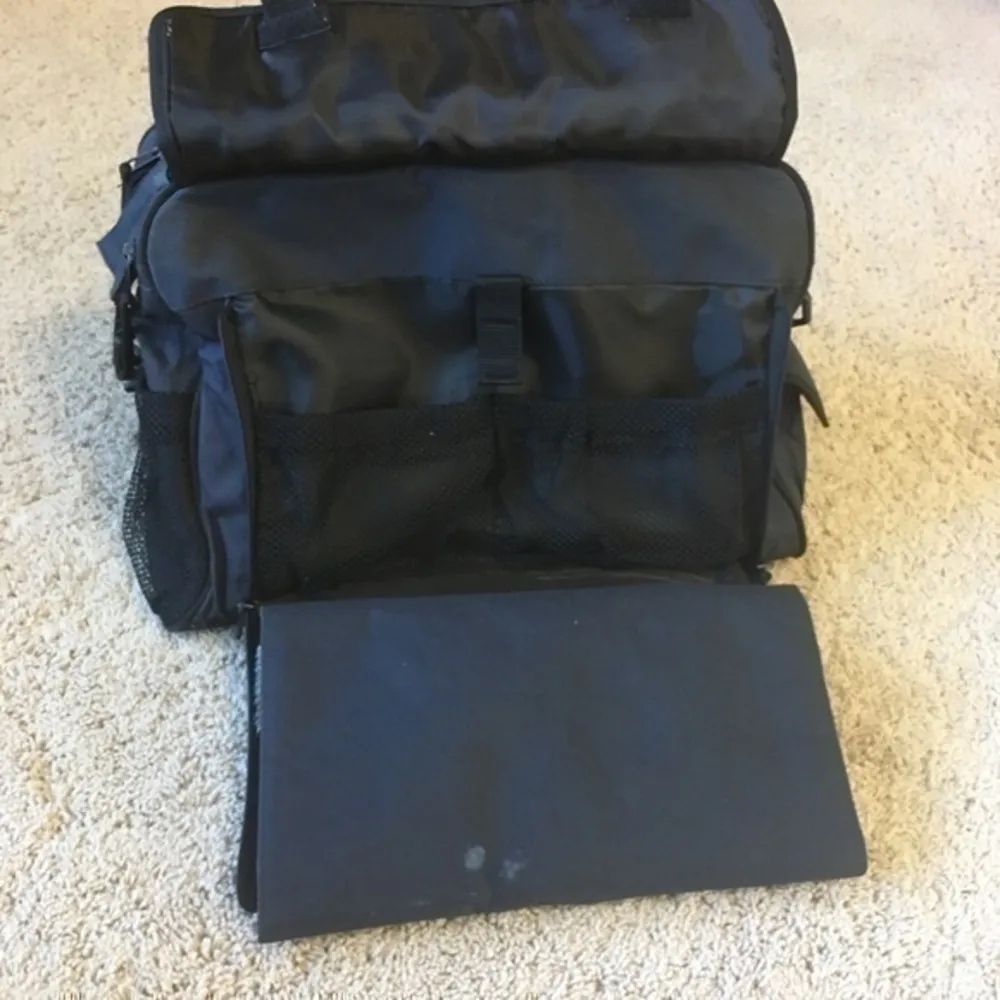 Navy Eddie Bauer diaper bag - Image 11