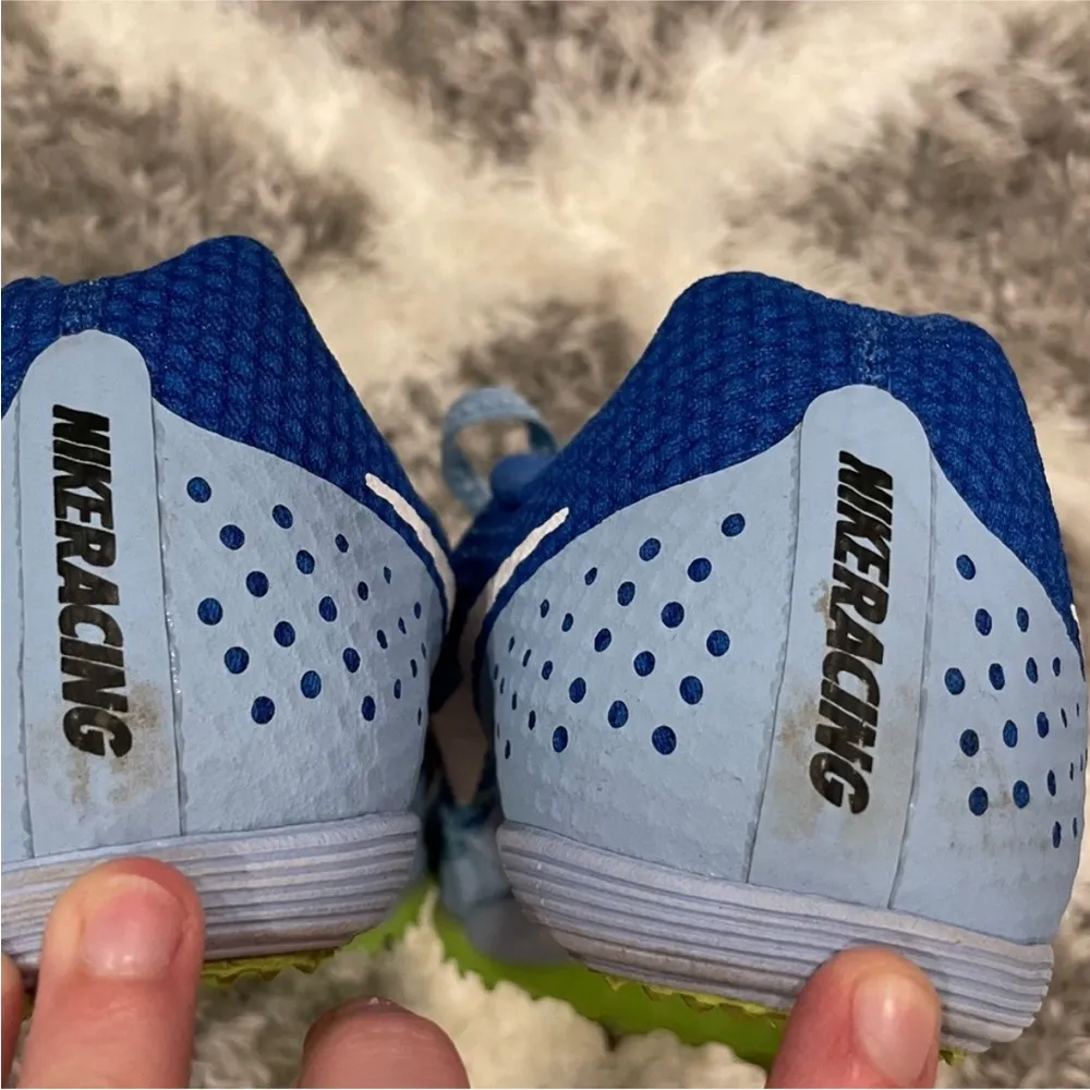 Nike Zoom Rival M 8 Hyper Cobalt 806559-401 Womens Track Cleats Blue - Image 8