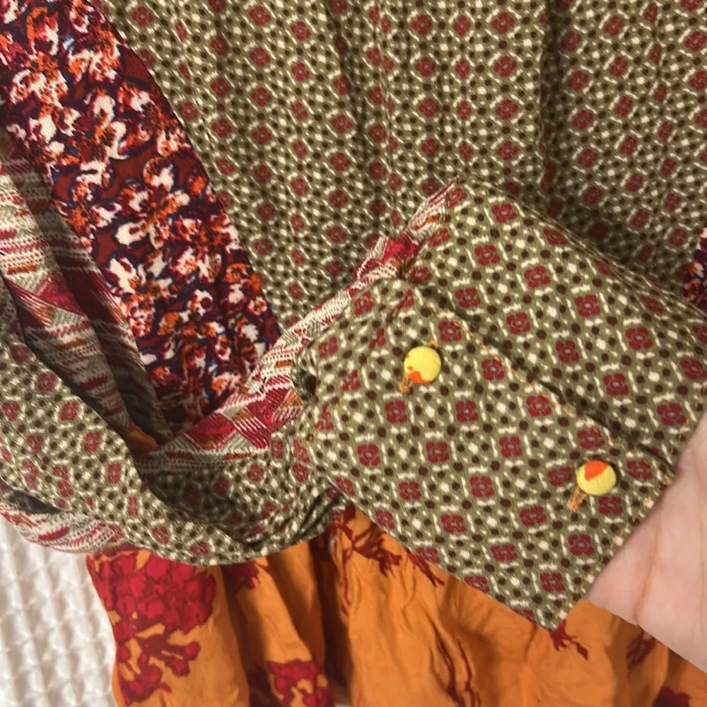 Free People Aloha State of Mind Blouse Crop Top size Small - Image 9