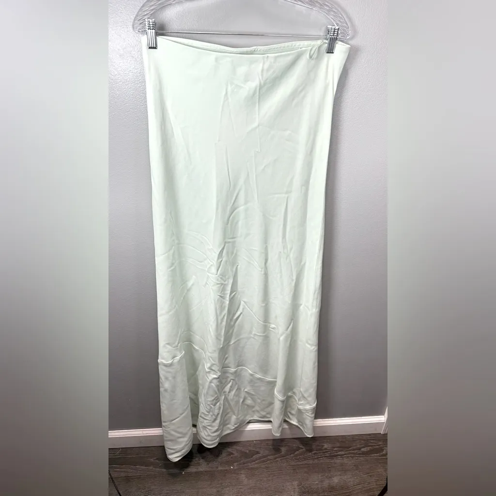 Aritzia‎ Babaton Mint Green Resolution Maxi Strapless Dress Size XL - Image 3