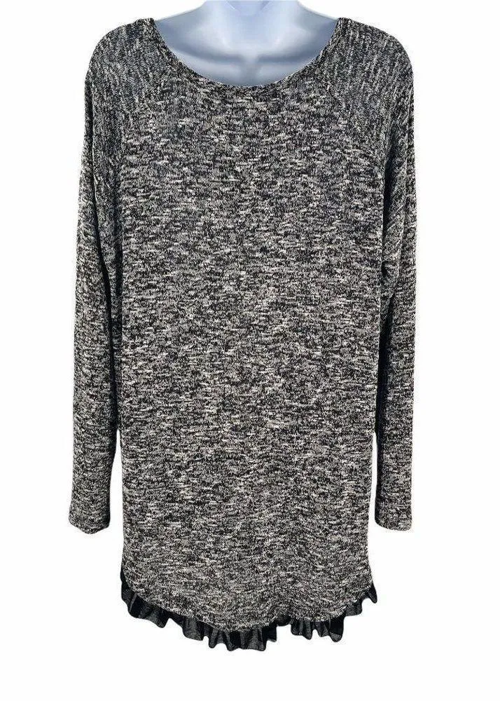 Insider Lafi Knit Sweater Dress Tunic Top - Image 2