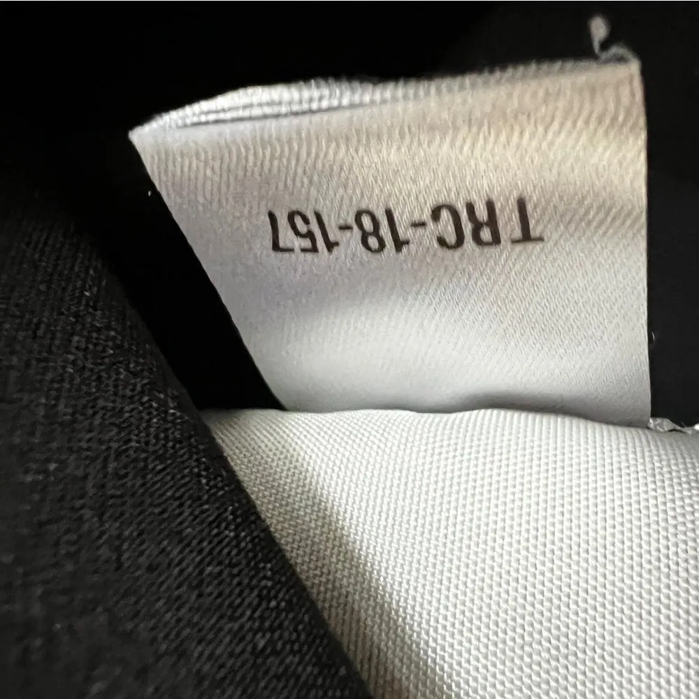 MM.LaFleur Black Tailored Ankle Pants Cuffed Hem Size 6 - Image 9