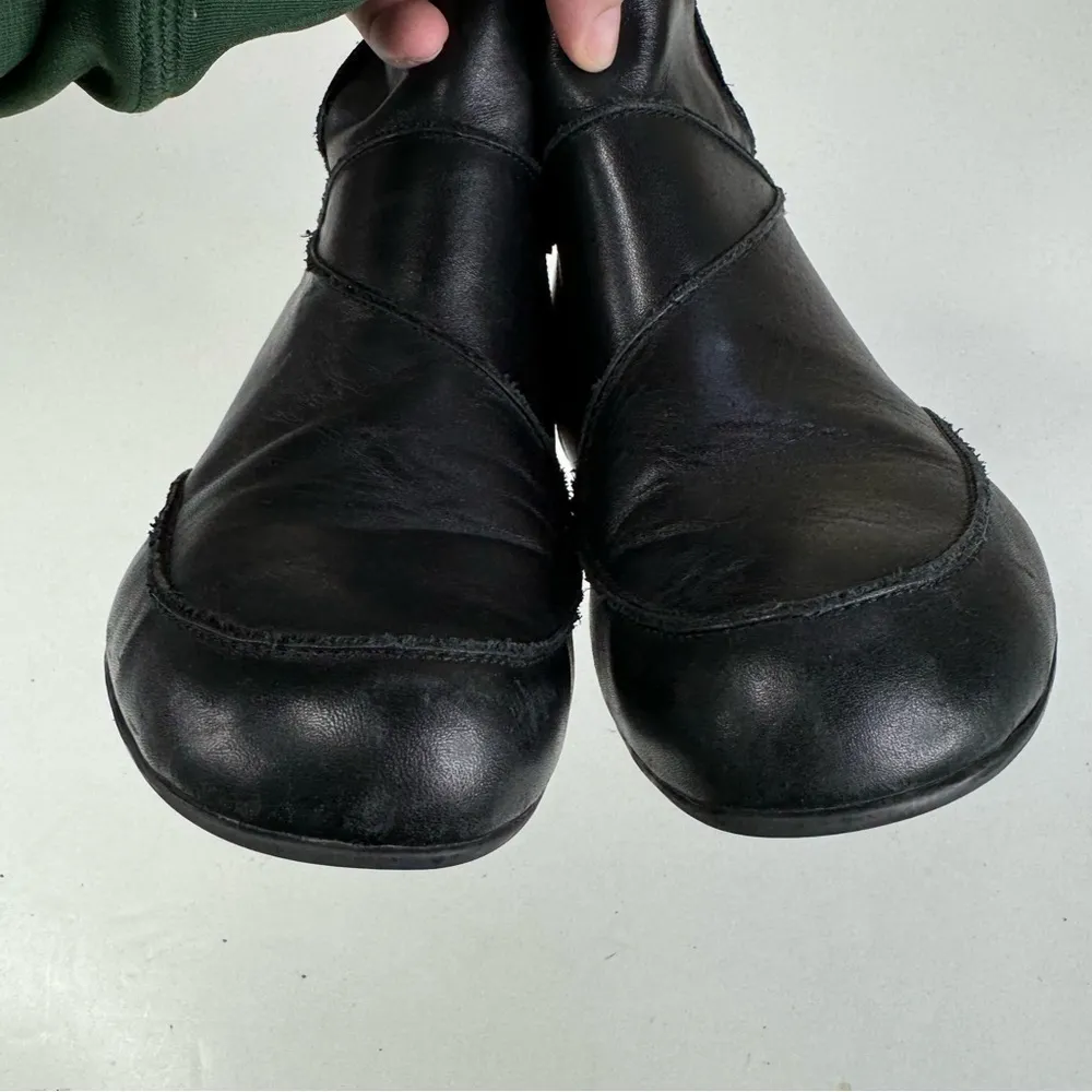 Aetrex Samantha Black Leather Ankle Boot Size 7.5 - Image 5