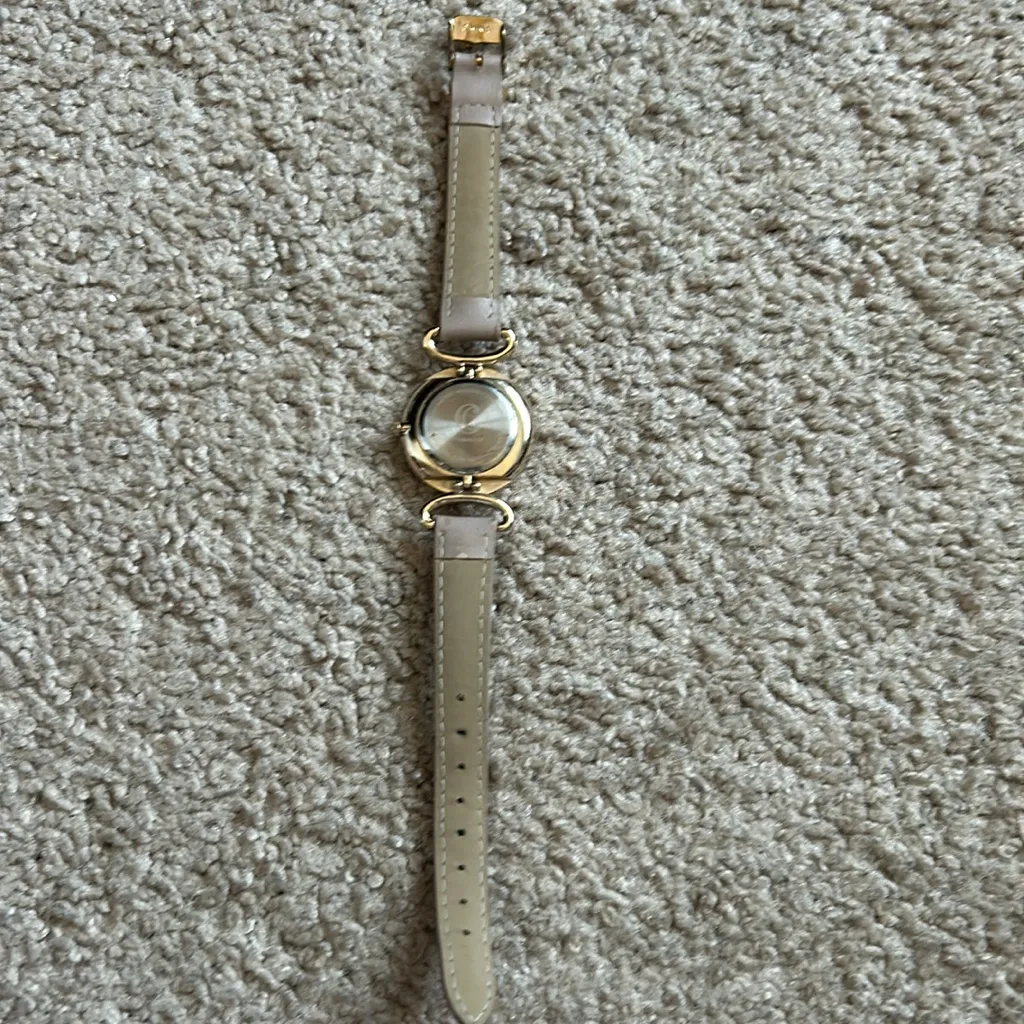 C brand women’s vintage pastel rose/ gold tone crystal‎ adjustable watch Pink - Image 8