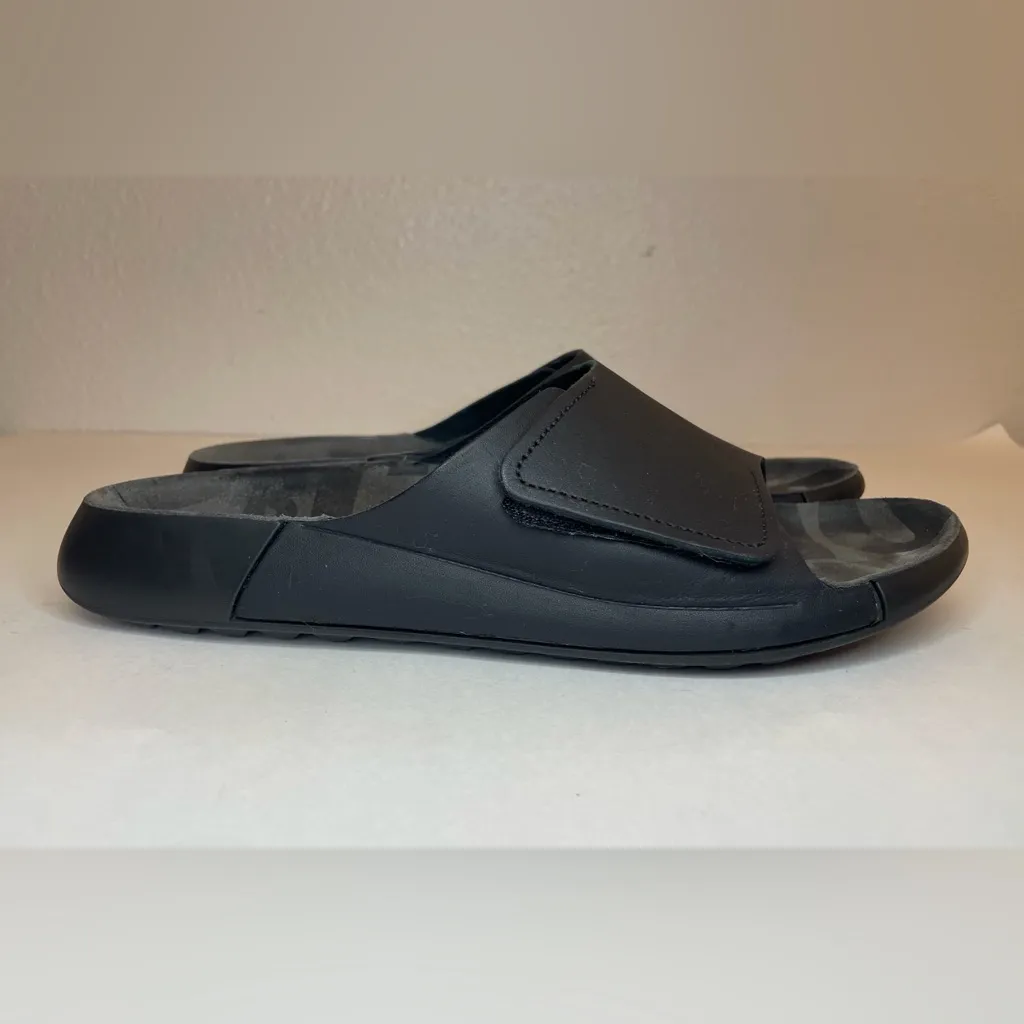 ECCO‎ Women's Cozmo Slide Sandals Black Size 9-9.5 - Image 5