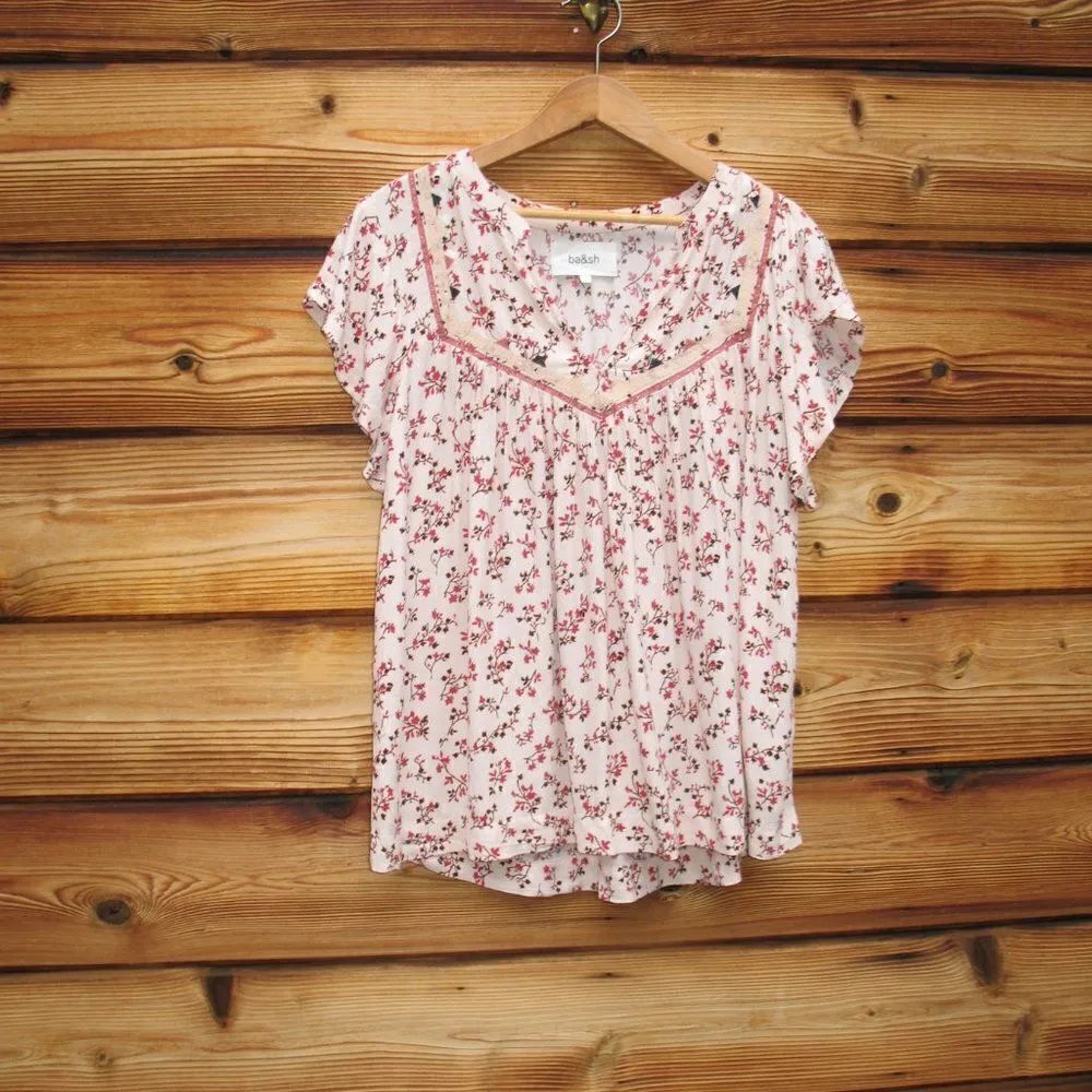 NWT BA&SH  Sist Floral Top - Image 3