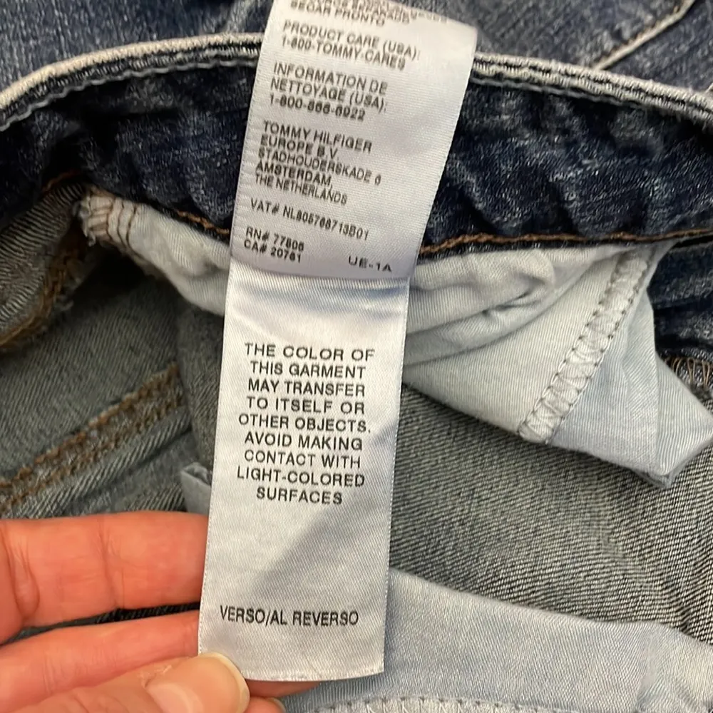 Stretchy Denim Above the Knee Jean Skirt Size 6 - Image 14