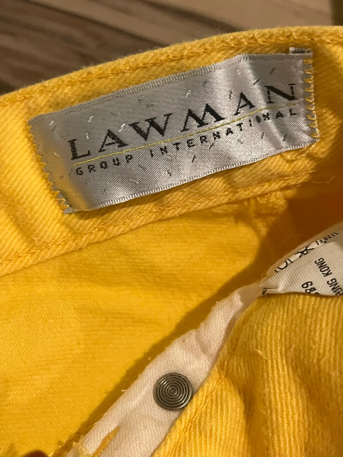 Vintage Yellow  London Rocks Denim Jeans  - Image 5