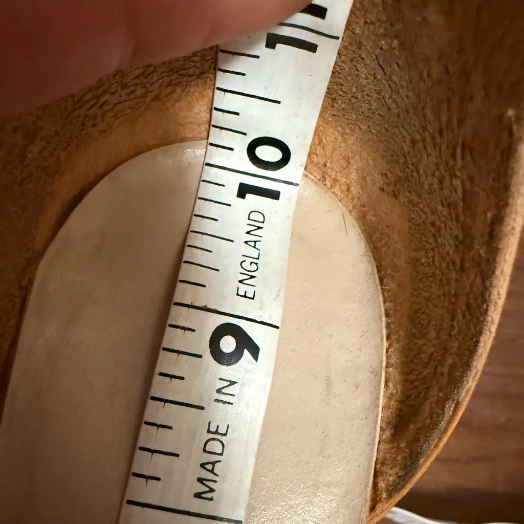 Ankle strap tango style leather heels Black Size 8 - Image 15