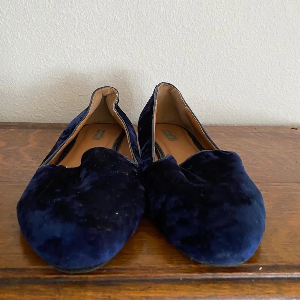 Cooperative Blue‎ Velvet Flats - Image 7
