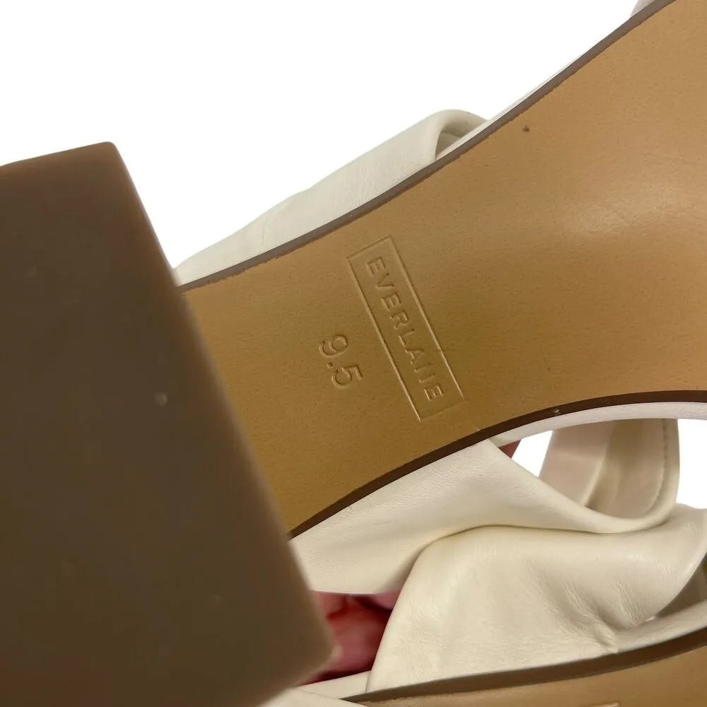 Everlane The Day Twist Heel in White Size 9.5 Summer - Image 7