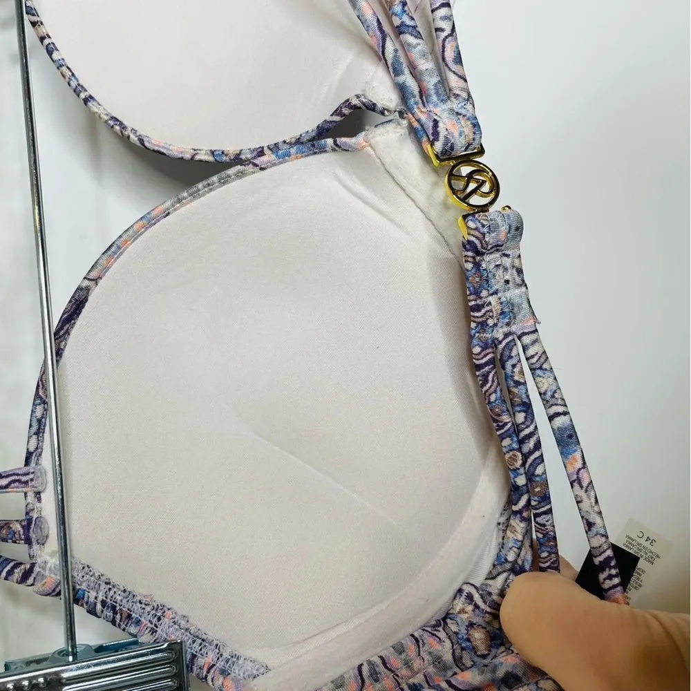 Victoria’s Secret Bombshell Miraculous Swimsuit Top Adds 2 Cup Size! 34C Push-up - Image 5