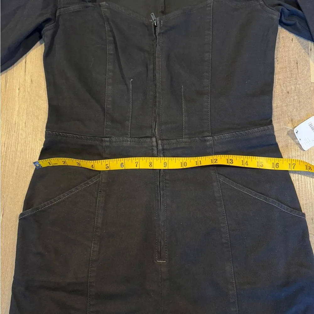 NWT Karly Jumpsuit in Night Rider FREE PEOPLE Large - Image 7