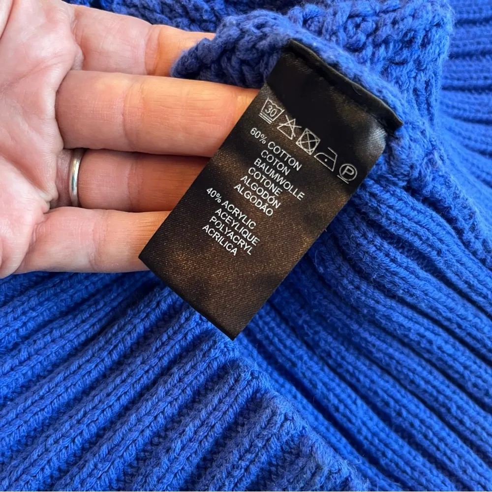 O’Neill Hooded Knit Sweater Dress Blue Women’s Small Surf Coverup Beach Travel - Image 6