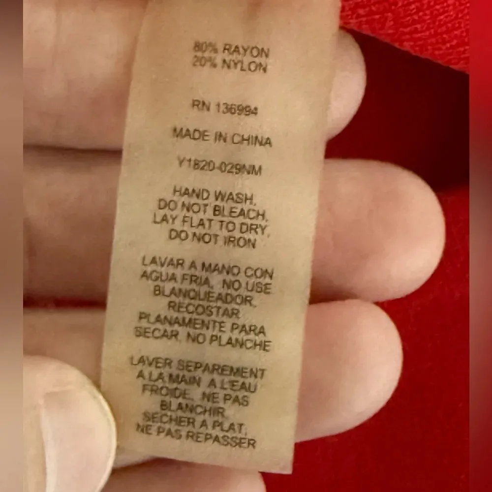 Neiman Marcus Red Sleeveless Dress - Size S - Image 5