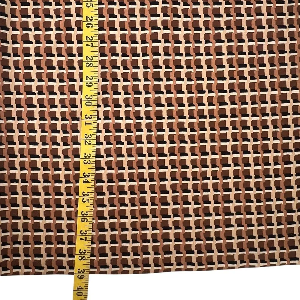 J. McLaughlin Womens Bainbridge Sheath Dress Sz S Preppy Office Career Geo Print - Image 5