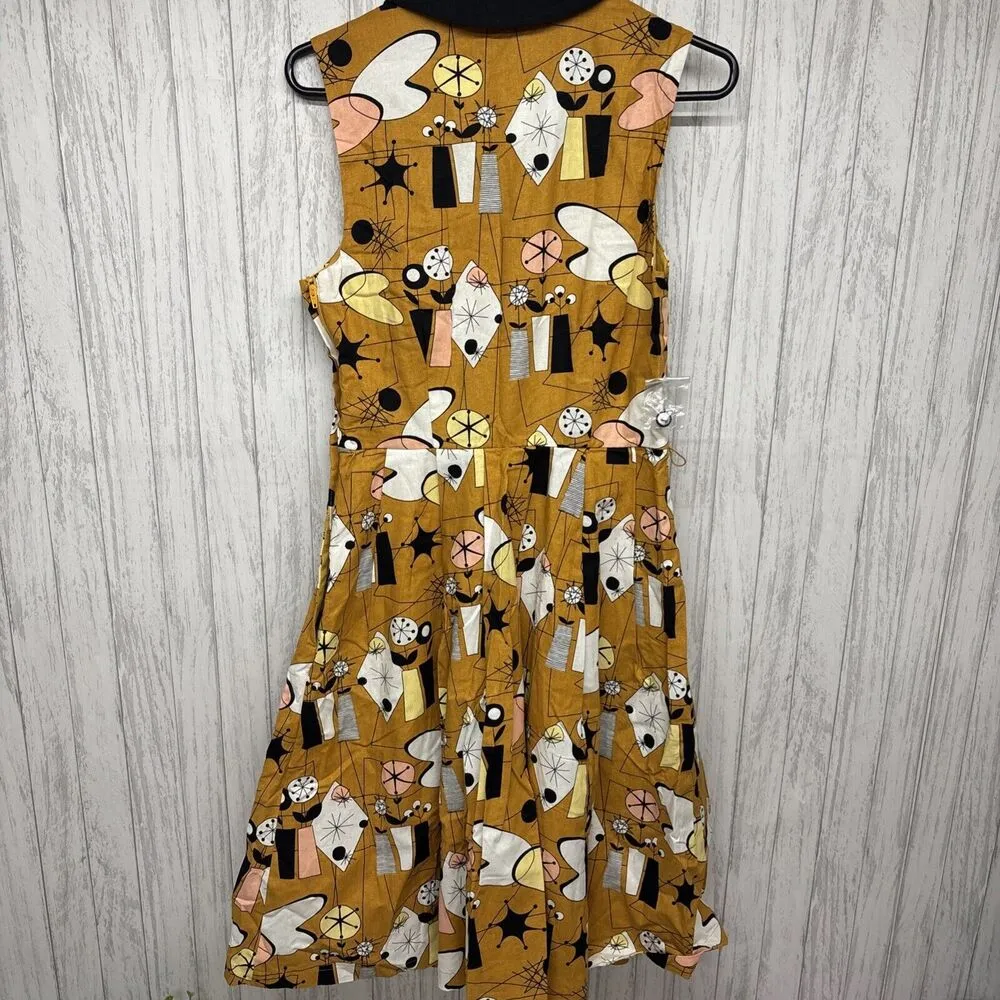Womens Size S ModCloth X Dupenny Printed Dress NWT - Image 5
