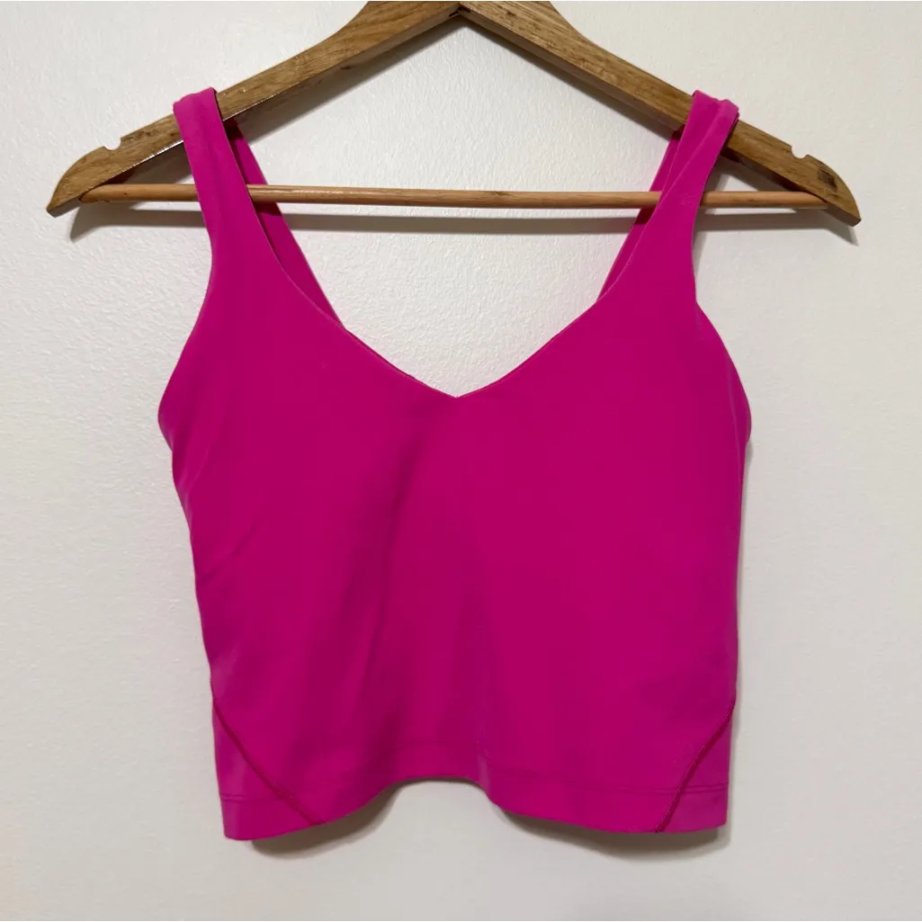Lululemon Align Tank Top Size 4 Sonic Pink - Image 2