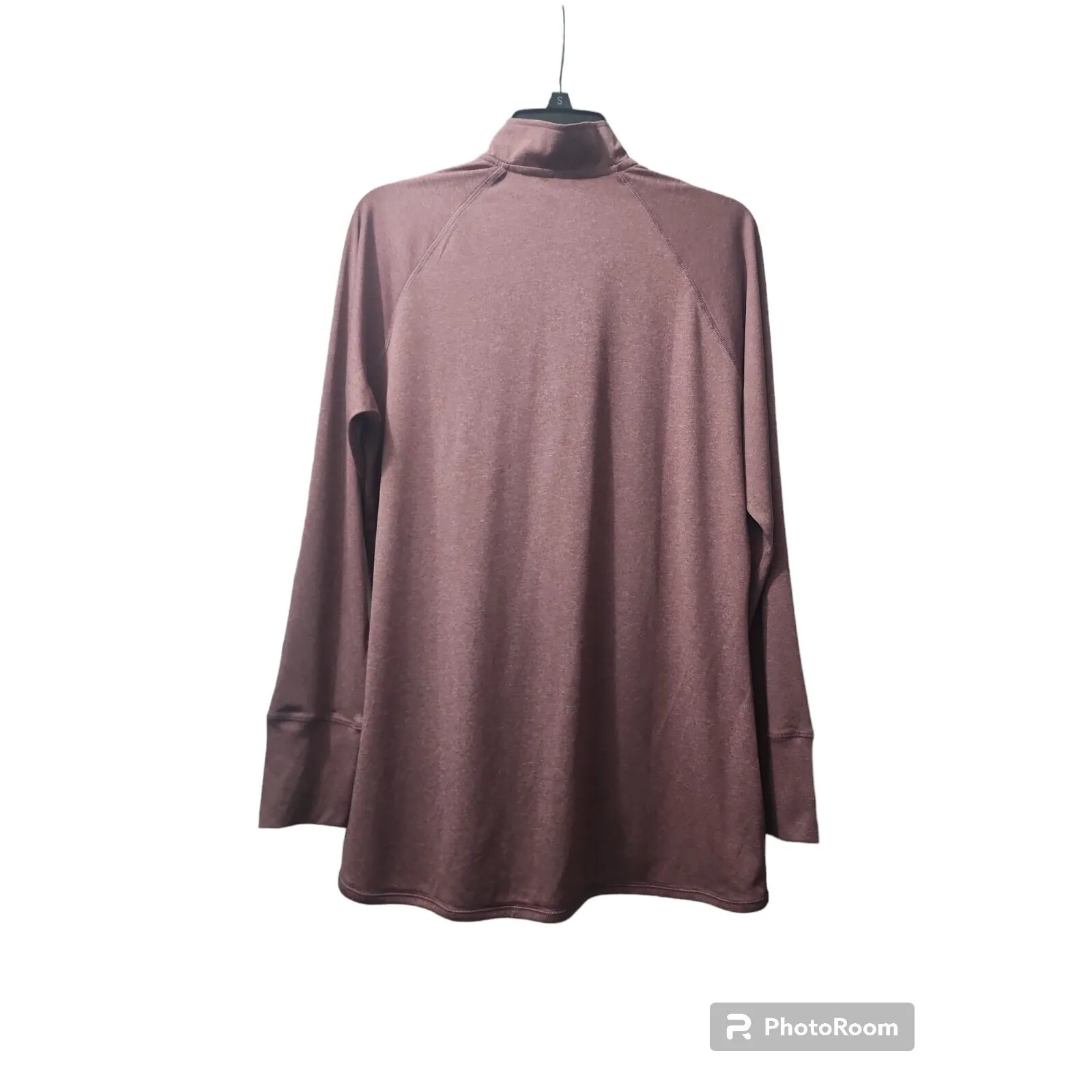Baw Pullover Half Zip Long Sleeve Athletic Top Running‎ Shirt Purple Size XL - Image 2