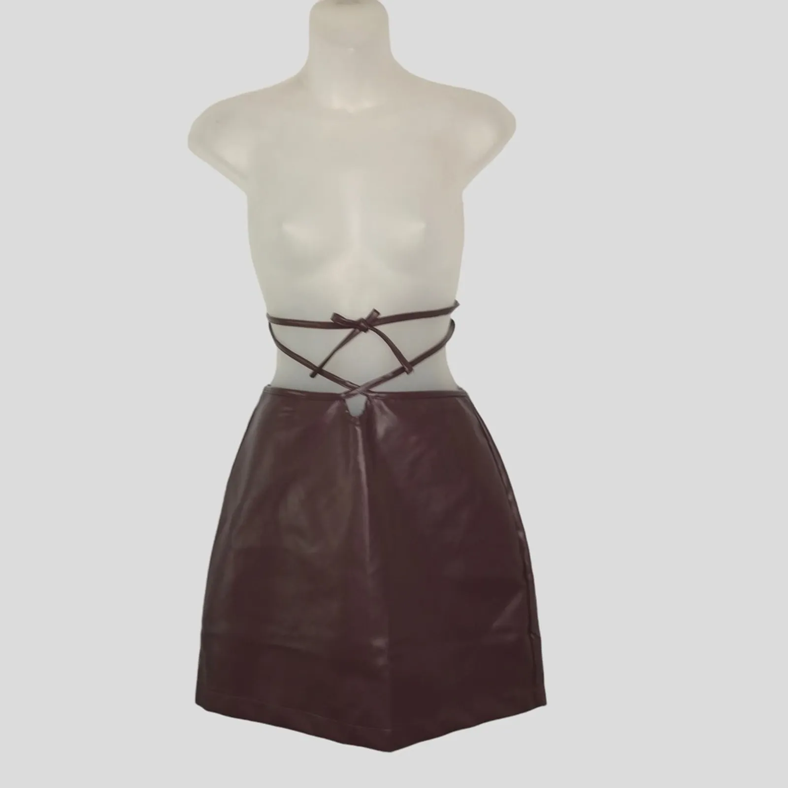 Le Lis faux leather mini skirt NWT - Image 4